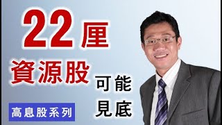 【收息退休】高息股22厘  資源股  初步見底  收息股最佳 － 羅振邦博士投資課程智才投資學會 [upl. by Ecyla]