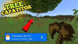 Tree Capatitor Addon For MCPE 120🔥  Mcpe Addons 120 [upl. by Zeralda]