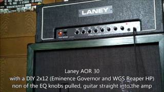 Laney AOR 30 Doom riff [upl. by Ailssa]