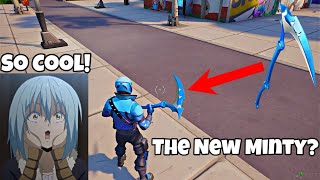 The New EXCLUSIVE Midnight Scythe Pickaxe In Fortnite [upl. by Antipus]