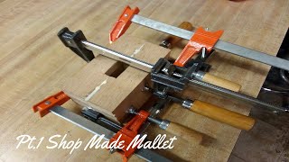 Pt1 Shop Made Wood Malletmalletwoodworking [upl. by Lister366]