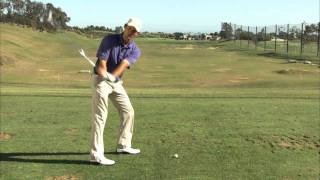 Golf Tip How to Improve Your Golf Swing with the Right Foot Back Drill by Chris Mayson [upl. by Faubion]