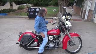 52 Harley Panhead Babydoll Getting Some Routine Maintenance [upl. by Levey311]