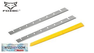 FOXBC 125 Inch Planer Blades Replacement DW7332 for DeWalt DW733 Wood Planer Review [upl. by Ursa]