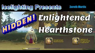 HIDDEN Enlightened Hearthstone  Zereth Mortis  Sphere of Enlightened Cogitation 6 people to open [upl. by Bettine]