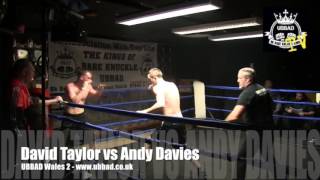 Andy Davies VS David Taylor Bare knuckle Boxing full Fight [upl. by Anyrak774]