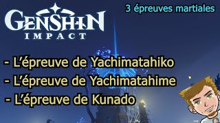 Quête à Enkanomiya  Le secret dErebos  Les trois grandes épreuves martiales GENSHIN IMPACT [upl. by Halverson]