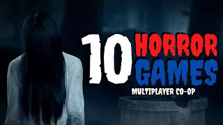 10 BEST HORROR GAMES WITH MULTIPLAYER COOP [upl. by Ttirrem806]