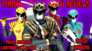 Hasbro Power Rangers Lightning Collection Omega Rangers 4Pack review [upl. by Eisor674]