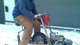 Motorized kicksled [upl. by Selden]