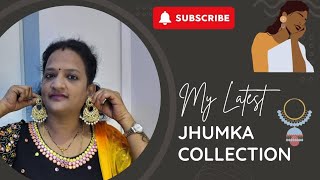 my latest jumkey collections 🤩trending jewellery fashion jumkeyearings collections [upl. by Son]