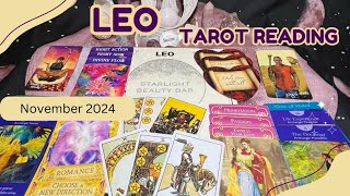 Leo Rest of November 2024 Energies Tarot Reading [upl. by Akahs]