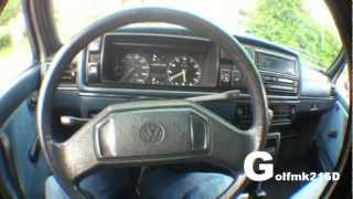 VW Golf mk2 16D  Engine start [upl. by Flore]