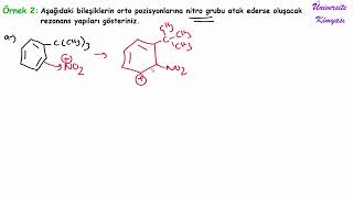 ORGANÄ°K KÄ°MYA AROMATÄ°K BÄ°LEÅÄ°KLER  ELEKTROFÄ°LÄ°K AROMATÄ°K SÃœBSTÄ°TÃœSYONÃ–RNEKLER2 [upl. by Enutrof]