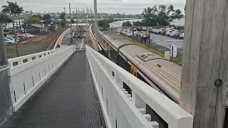 Eastern Line Train Bound For Manukau Departs Orakei Train Station In Auckland New Zealand [upl. by Gniliem700]