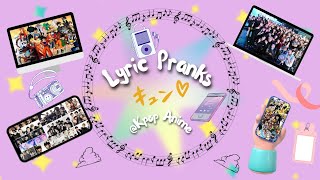 MHA Lyric Prank Class 1A Prank the Pros Kayla Diamond Carnival Hearts Kpop Anime [upl. by Zzaj]