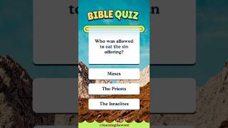 LTW  Book of Leviticus  Bible Quiz 2 [upl. by Ridley]