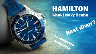 Hamilton Khaki Navy Scuba Review English subtitles [upl. by Etteniuq]