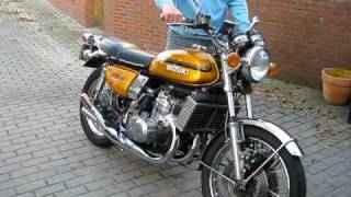 KNALNAARPOTZ Suzuki GT750M nice sound new exhaust system [upl. by Devine]