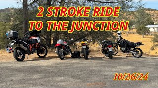 2 STROKE RIDE TO THE JUNCTION 2024 [upl. by Nonnaihr339]