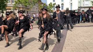 Beltane Border Morris Dancing at Teignmouth Shanty Festival 2023 🎻 🎼 🪈 [upl. by Mathre]