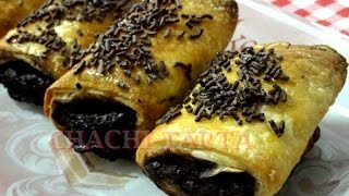 CHACHITARTA Napolitanas rellenas de nocilla sin gluten [upl. by Aisnetroh]