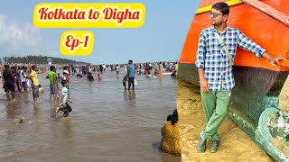 Kolkata to Digha By Bus  My Family Tour Digha Tajpur Shankarpur [upl. by Heater]