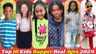 Top 10 Kids Rapper Real Name And Ages 2024 Part 2 [upl. by Dane]