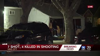 4 dead in reported gang shooting in King City KCPD [upl. by Yma23]