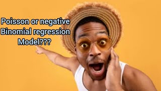 How to decide which to run poisson or negative binomial regression model in STATA [upl. by Francois]