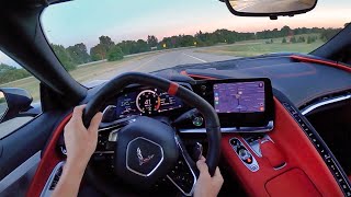 2020 Chevrolet Corvette C8 Stingray Coupe  POV First Impressions [upl. by Broida451]