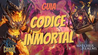 ▶GUIA DEL CODICE INMORTAL El EMPERADOR INFERNAL Gameplay de Watcher of Realms en español [upl. by Poucher]