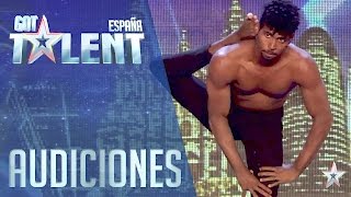 Marco Aurelio y su impresionante flexibilidad  Audiciones 5  Got Talent España 2016 [upl. by Maeve]