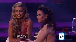 Leah Remini amp Tony  DANCING WITH THE STARS  LIVE 11413 [upl. by Zosi]