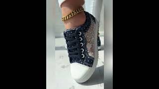 Damen Mesh Flache Sneaker [upl. by Ruthanne]