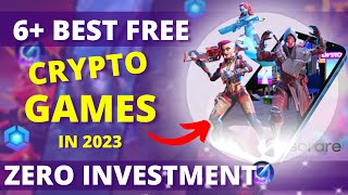 6 Best Play to Earn CryptoNFT Games with ZERO Investment In 2023 HINDI  FREE To Play NFT Games [upl. by Anaela]