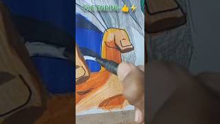 Minato drawing 😍😍shrots ytshorts artstroke painting drawing naruto [upl. by Gian423]