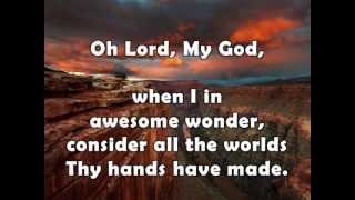 How Great Thou Art w lyrics By Alan Jackson [upl. by Figueroa]