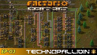 EP03  Factorio SpaceAge  Starter Base Progress  Lets Play [upl. by Dorkus815]