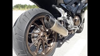 Honda VFR800F  SC Project Exhaust  Install amp Sound Check 🔊 [upl. by Annoyed]