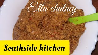 Ellu chutney  ellu thuvayal how to make ellu chutney in tamil [upl. by Dlorag753]