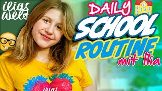 ILIAS WELT  daily SCHOOL ROUTINE mit Ilia [upl. by Sug]