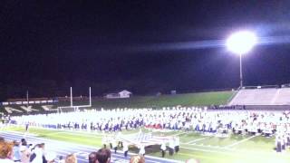 2012 Lake HS Marching Band Show quotGod Bless the USAquot massed bands [upl. by Ansley]