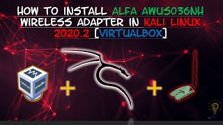 How to install Alfa AWUS036NH wireless Adapter in Kali Linux 20202 Virtualbox [upl. by Luigino]