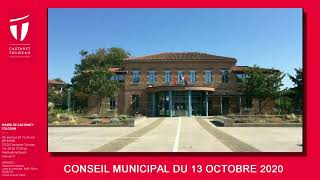 Conseil municipal du 13 octobre 2020 [upl. by Rehpotsirhc]