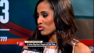 WNBA 2013 Draft 3 Pick Skylar Diggins [upl. by Rebmyk614]