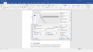 How to autonumber thesis chapters and sections in Microsoft Word [upl. by Hiltan962]