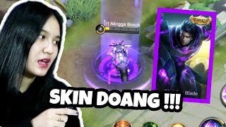 DI KATAIN PACAR SKIN DOANG 3 JUTA SKILL 0  PACAR BERCANDA   Mobile Legend Indonesia [upl. by Conti]