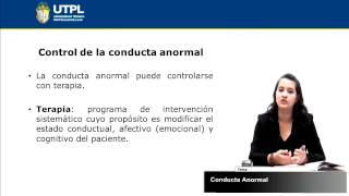 UTPL CONDUCTA ANORMAL PSICOLOGÍAPSICOPATOLOGÍA I [upl. by Myrilla]