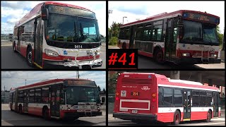 NEW ROUTES AND MORE BUSES  TTC Bus Compilation 41 [upl. by Nesnah]